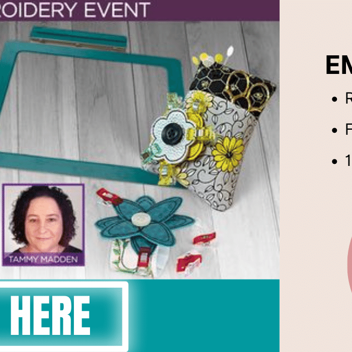 Virtual Embroidery Event - Live with Dime "The Scoop on in the Hoop"