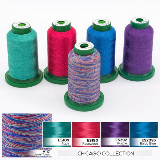 ColorPlay Thread Kit - 5 Spools - by Exquisite for DIME - Chicago Collection - CPKV117-RebsFabStash