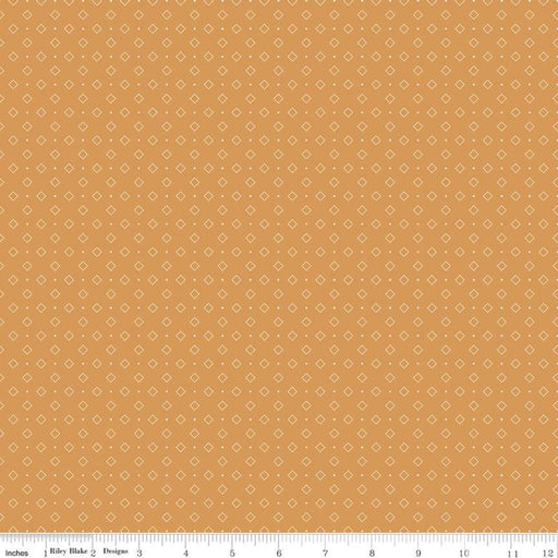 Calico - Diamonds Cider - Per Yard - by Lori Holt of Bee in My Bonnet - Riley Blake Designs - C12856-CIDER