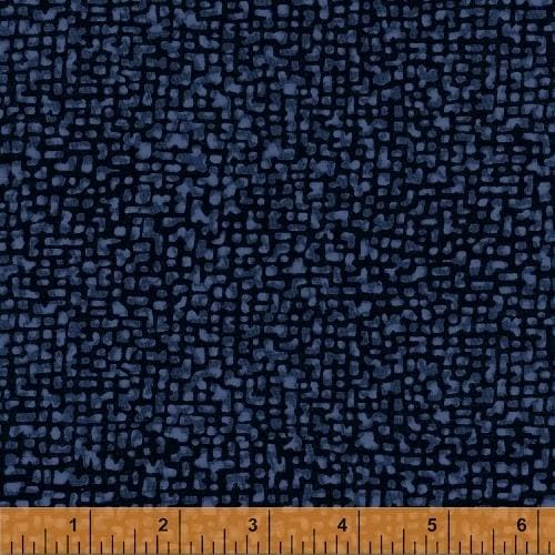 Bedrock - Cobalt - per yard - by Whistler Studios for Windham - 50087-12 Cobalt Blue - RebsFabStash