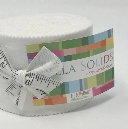 Bella Solids - Jr Jelly Roll - Moda - (20) 2.5" Strips - Off White #200 - RebsFabStash