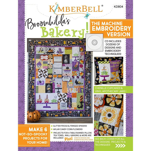 Broomhilda's Bakery - Embroidery CD - Fun projects! Take a look! - Maywood - by Kim Christopherson with Kimberbell Designs -Halloween - RebsFabStash