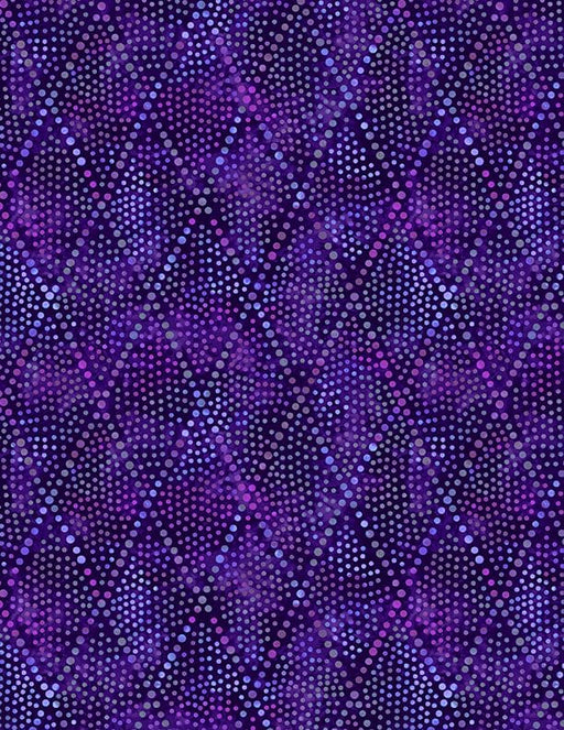 Diamond Dots - Purple - Per Yard - Essentials - Wilmington Prints - Tonal, Blender - 1817-39144-643 - RebsFabStash