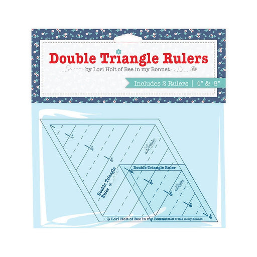 Double Triangle Ruler - Lori Holt - Riley Blake Designs - Bee in my Bonnet - 2 Rulers - Stacker Friendly - RebsFabStash