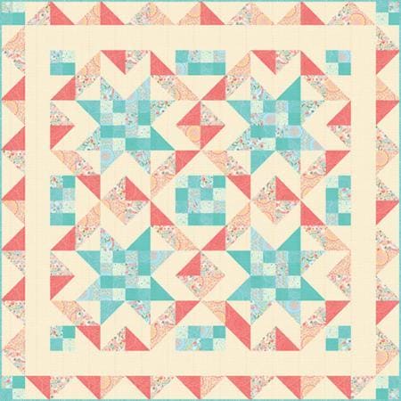 Mama Bear - Quilt Pattern - Uses Home Sweet Home fabric by Stacy Iest Hsu for Moda - Finished Quilt 64" x 64" - SIH006 - RebsFabStash