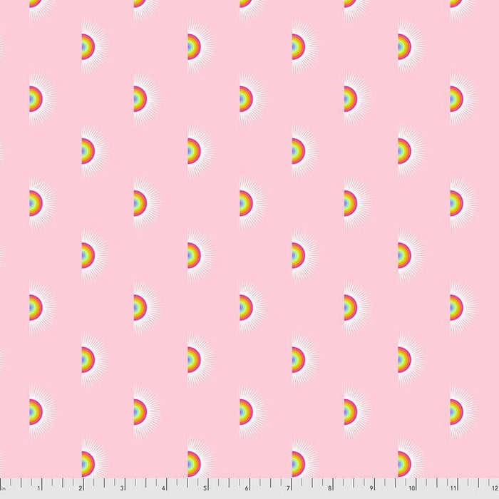NEW! - Daydreamer - Little Fluffy Clouds - Cloud - Per Yard - by Tula Pink for Free Spirit Fabrics - Yellow, Green, Blue, Ombre - PWTP177.CLOUD - RebsFabStash