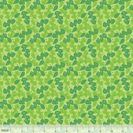 New! - DinoMite - Herbivore - Green - per yard - by Maude Asbury - Blend Fabrics - green leaves, dense foliage - 101.149.05.1 - RebsFabStash