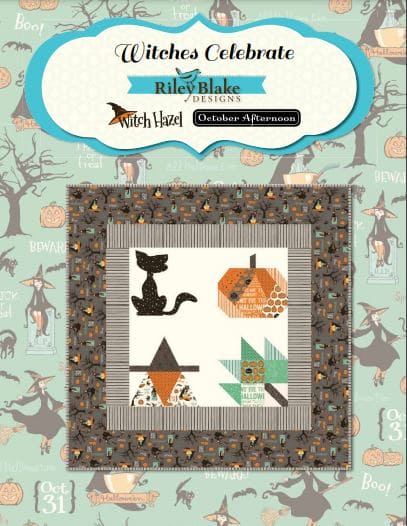 Witches Celebrate - Quilt KIT - Tiny Treaters Fabric by Jill Howarth for Riley Blake Designs - Halloween-Quilt Kits & PODS-RebsFabStash