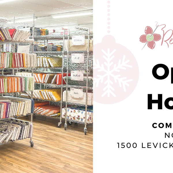 RebsFabStash Open House Holiday Extravaganza 