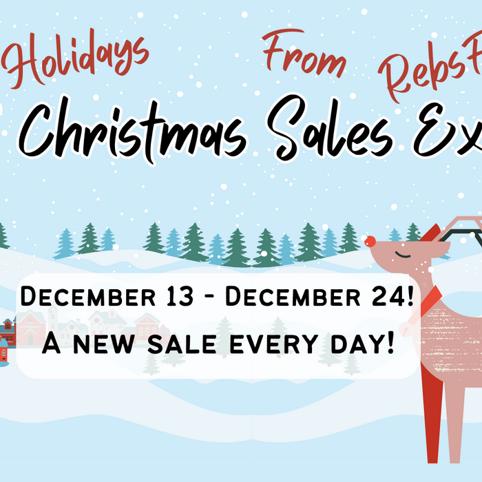 RebsFabStash's 12 Days of Christmas Sales!