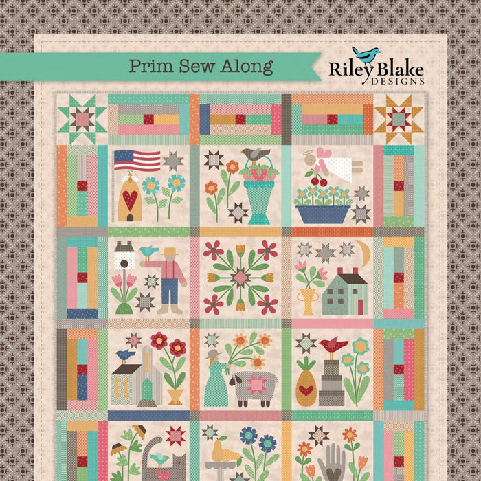 Lori Holt - 'Prim' Sew Along Guide (Using Prim Fabrics) 2020 | RebsFabStash