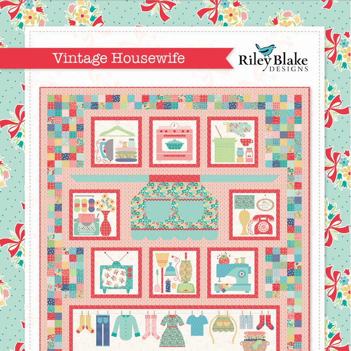 Lori Holt - 'Vintage Housewife' Sew Along Guide (Using Vintage Happy 2 Fabrics) 2020 | RebsFabStash