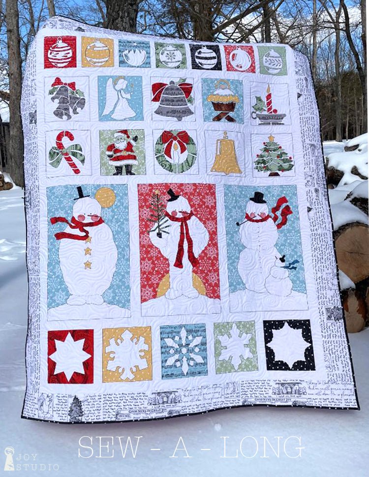 Snowman Sew Along with All About Christmas