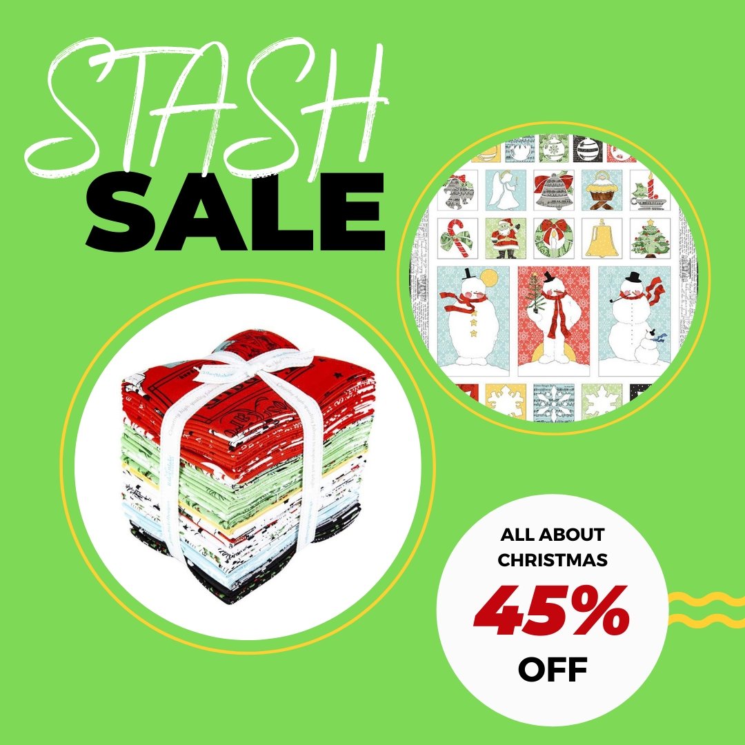 Stash Sale - One of our favorite Janet Wecker-Frisch collections! Plus a sale on ALL PRECUTS! December 19, 2021 | RebsFabStash