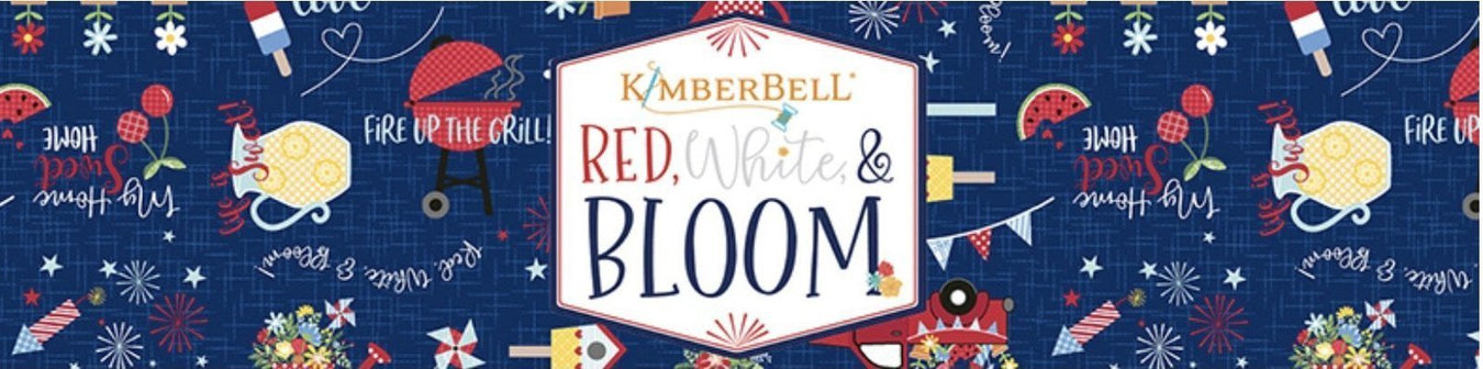 Red, White, & Bloom | Kimberbell | RebsFabStash