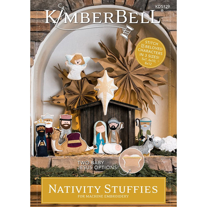 Kimberbell Nativity Stuffies Machine Embroidery CD - KD5129 - Plush - religious