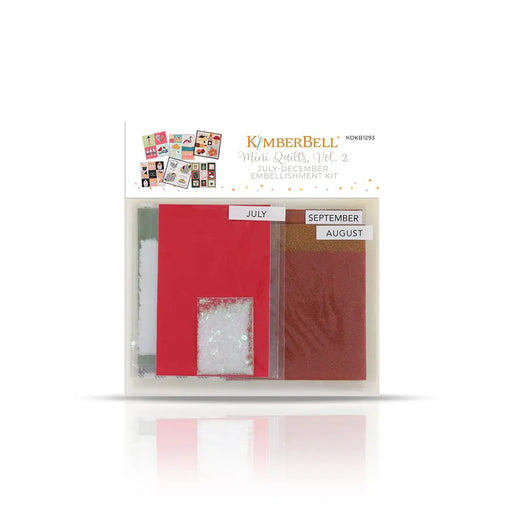Kimberbell - Mini Quilts, Vol. 2 July-December - Embellishment Kit - KDKB1293-Quilt Kits & PODS-RebsFabStash