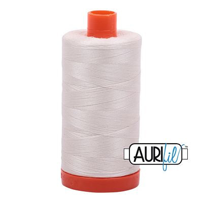 Aurifil - Mako Cotton Thread - 1422 yds/1300m - Muslin - 50 wt - 1050-2311