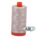 Aurifil - Mako Cotton Thread - 1422 yds/1300m - PEWTER - 50 wt - 1050-6711