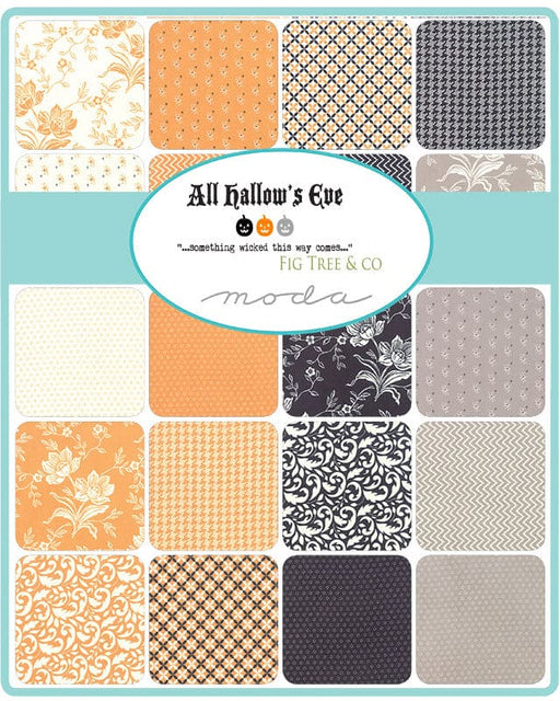 All Hallows Eve - Layer Cake - by Fig Tree Quilts for Moda Fabrics. 42 - 10" Squares-Layer Cakes/Jelly Rolls-RebsFabStash