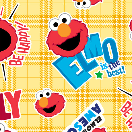 Sesame Street Character Panel - per PANEL - Quilting Treasures - 27535 X Multi