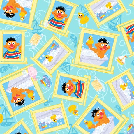 Sesame Street - per 18"x 43" panel - Quilting Treasures - Character Blocks - Blocks - 27910 X