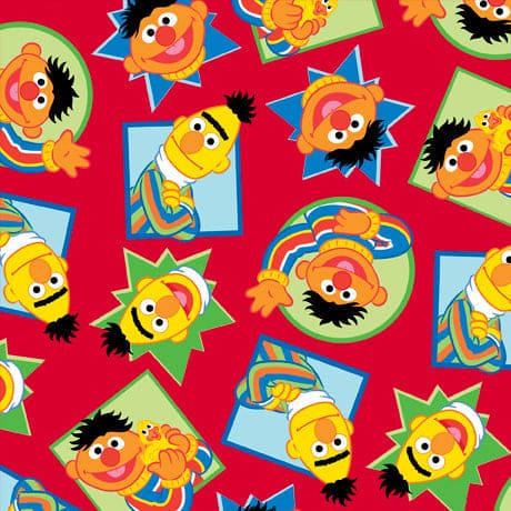 Sesame Street - per yard - Quilting Treasures - Happy Elmo - Yellow - 27914 S