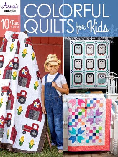 Colorful Quilts for Kids - PATTERN Book - by Annie's Quilting - Quilt Pattern Book - 10 Designs - 141527-RebsFabStash