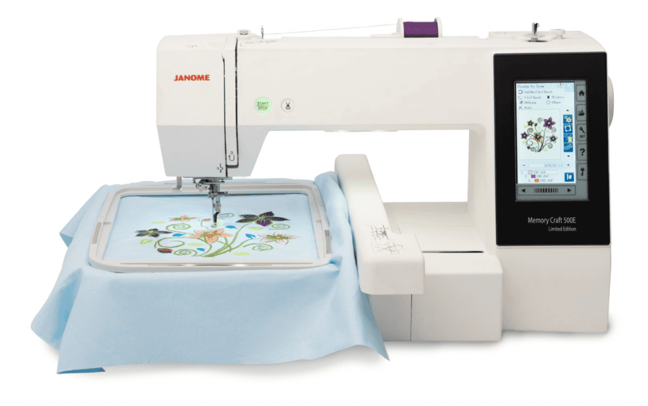 Janome Memory Craft 500E Limited Edition Embroidery Machine - 500ELE US Orders Only