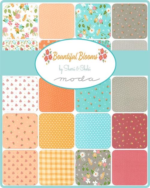 Bountiful Blooms - Charm Pack - (42) 5" squares - Moda - By Sherri and Chelsi 37660-PP -