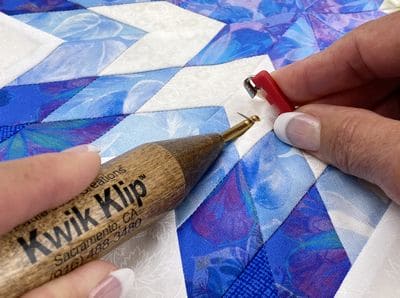 Kwik Klip -Paula Jean Creations - A Tool for Pin Basting Quilt Layers