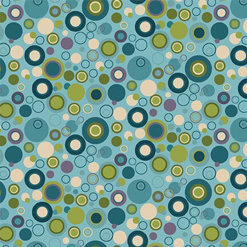 Bubble Dot Basics - per yard - Leanne Anderson - Henry Glass Fabrics 9612-58 Purple