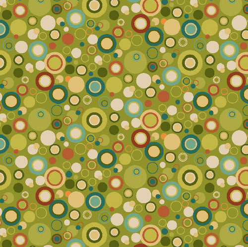 Bubble Dot Basics - per yard - Leanne Anderson - Henry Glass Fabrics 9612-98 Black
