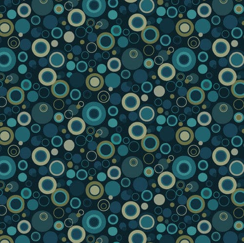 Bubble Dot Basics - per yard - Leanne Anderson - Henry Glass Fabrics 9612-35 Orange