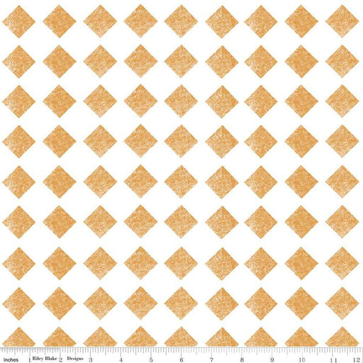 Mad Masquerade - Checkmate - per yard -by Janet Wecker Frisch for Riley Blake Designs - C11959-Orange-Yardage - on the bolt-RebsFabStash