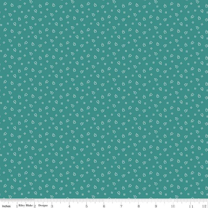 Mercantile - Lori Holt for Riley Blake Designs - Mercantile Delightful - C14388-Denim