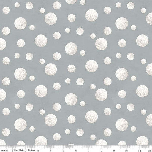 Golf Days - Balls - per yard - by Tara Reed for Riley Blake Designs - C13001-GRAY-RebsFabStash