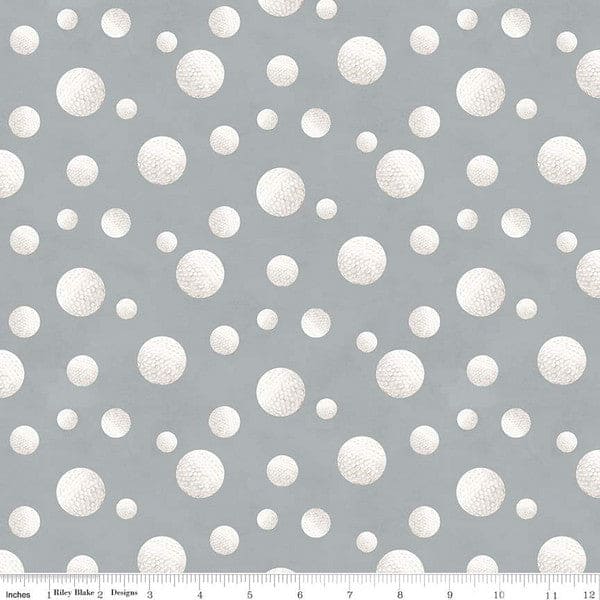 Golf Days - Balls - per yard - by Tara Reed for Riley Blake Designs - C13001-GRAY-RebsFabStash
