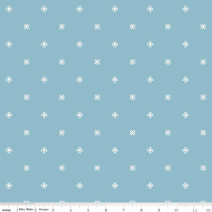 Simply Country - Dot Grid - per yard - by Tasha Noel for Riley Blake Designs - C13412-White