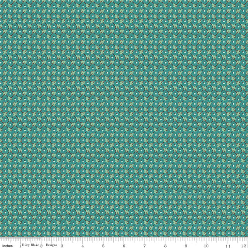 NEW! Home Town - Freeman Teal - Per Yard - by Lori Holt of Bee in My Bonnet - Riley Blake Designs - C13597-TEAL