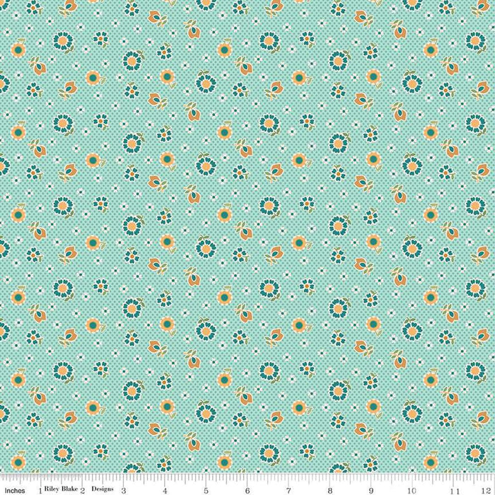 Mercantile - Lori Holt for Riley Blake Designs - Mercantile Delightful - C14388-Denim