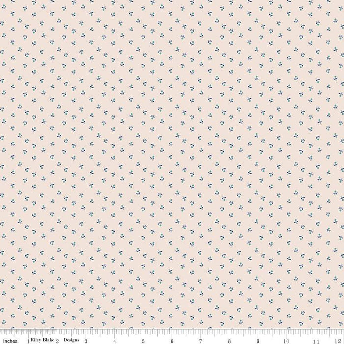 Mercantile - Lori Holt for Riley Blake Designs - Mercantile Delightful - C14388-Denim