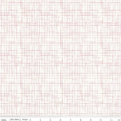 Seasonal Basics - per yard - by Lori Holt for Riley Blake - Gunny Sack - C736 - Red-Yardage - on the bolt-RebsFabStash