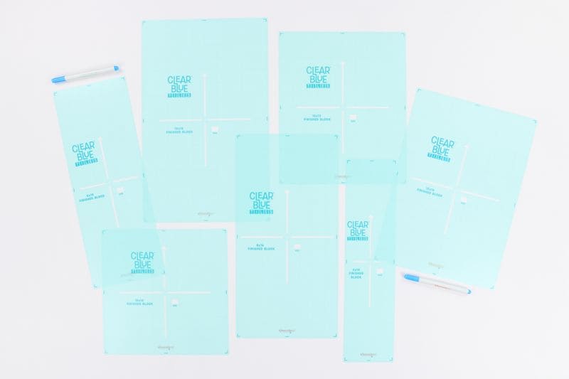 SHIPPING NOW! - Clear Blue Tiles Expansion Set #2 - by Kimberbell Designs- KDTL113- Machine Embroidery Quilting Templates