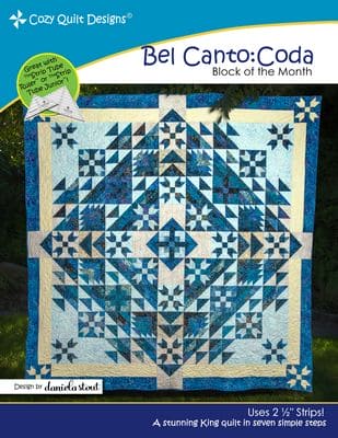 Bel Canto: Coda - Block of the Month - Cozy Quilt Designs - designed by Daniela Stout - CQD01240