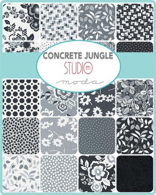 Concrete Jungle - Fat Quarter Bundle - (28) 18" x 22" pieces - Moda - By Studio M 33720AB -