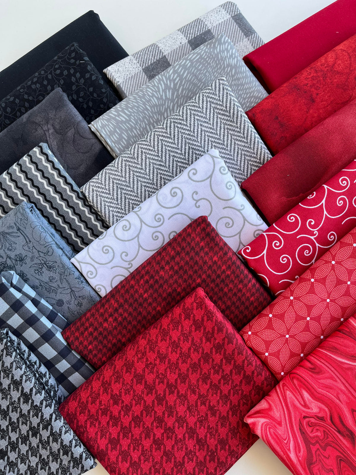 Crimson and Gray - Tonal, Blender Bundle - PROMO Half Yard Bundle (19 ...