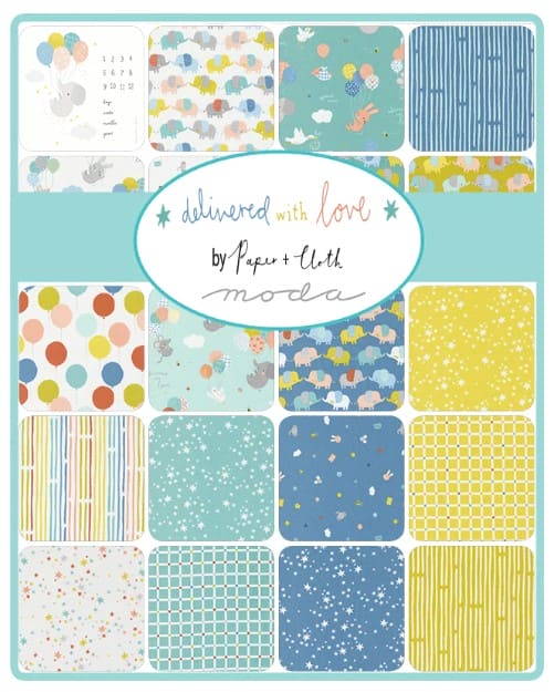Delivered with Love - Layer Cake - MODA - by Paper + Cloth (42) 10" squares - 25130LC -
