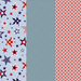 3-Yard Quilt KIT - Donna Robertson - 3 Coordinating prints - Fourth of July
