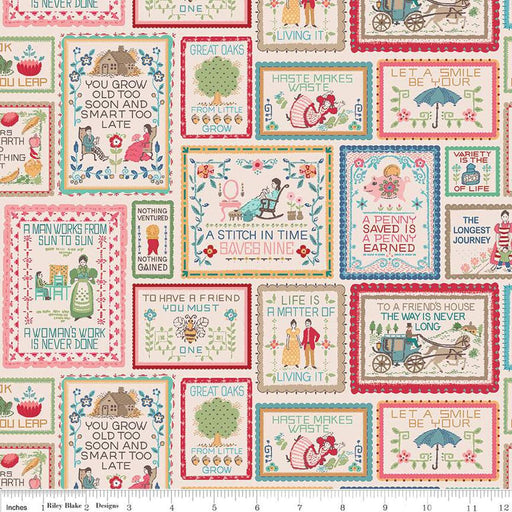 Mercantile - Home Decorator Fabric - Vintage Advice - per yard - Lori Holt for Riley Blake designs - 57/58" wide - HD14406-Decorator Fabric-RebsFabStash